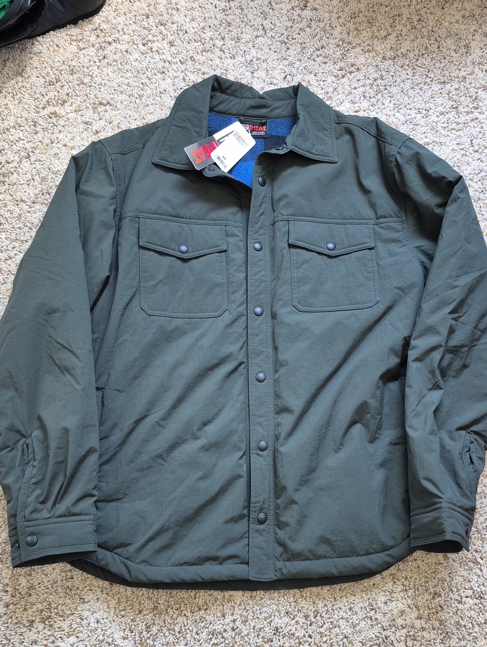 32 Degrees Snap-Front Shacket